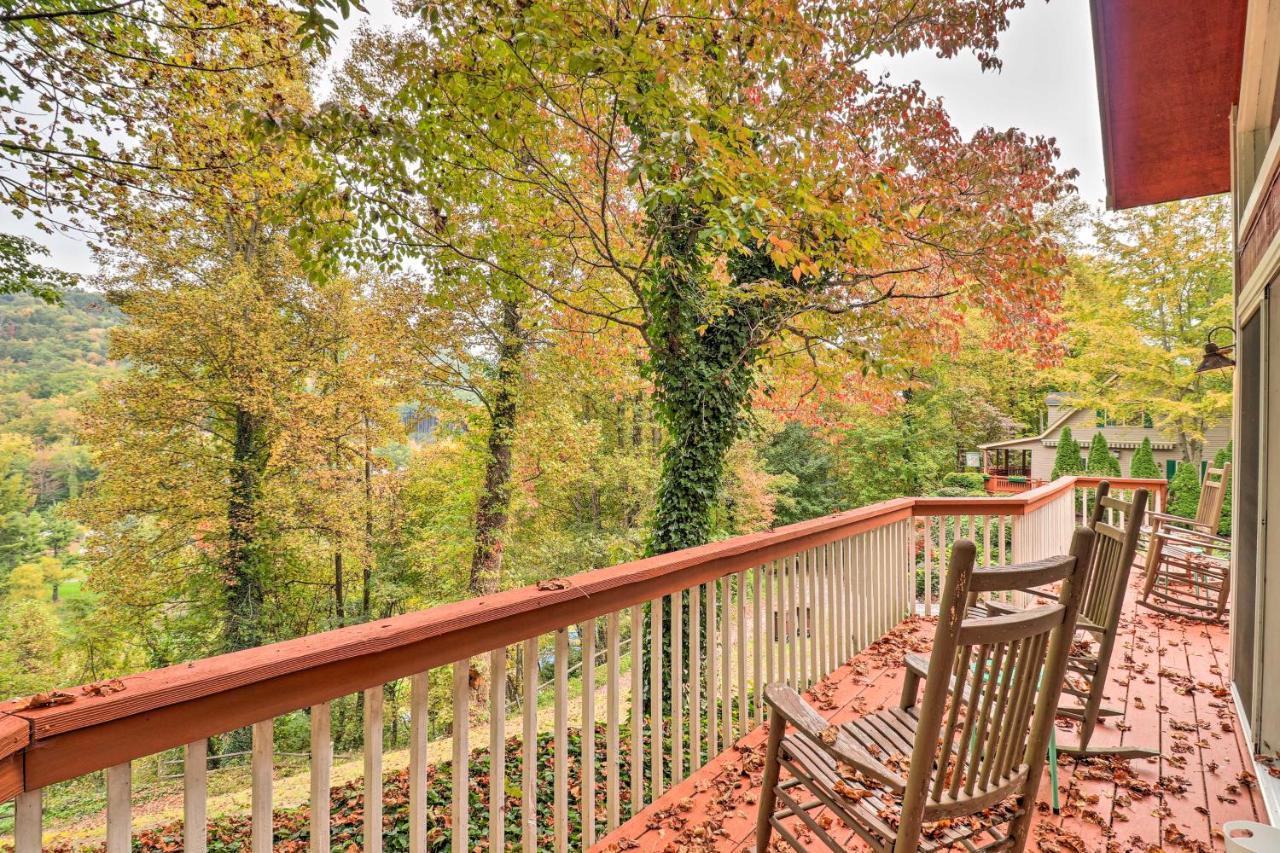 Rustic Red Cabin With Deck In Maggie Valley Club! Luaran gambar